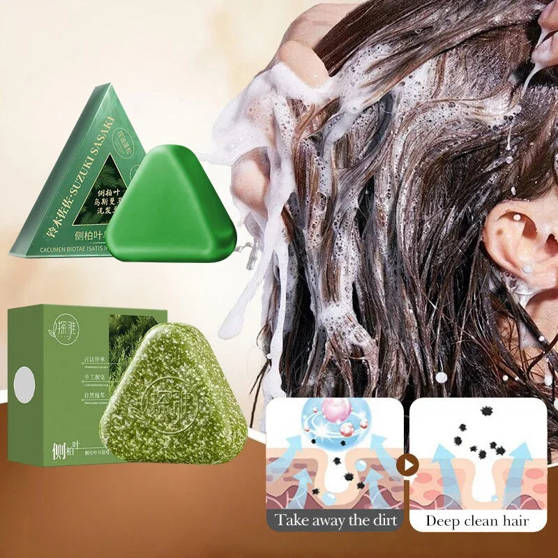 LUXURYTO Usman Grass Herbal Shampoo Soap Bar – All Hair Types