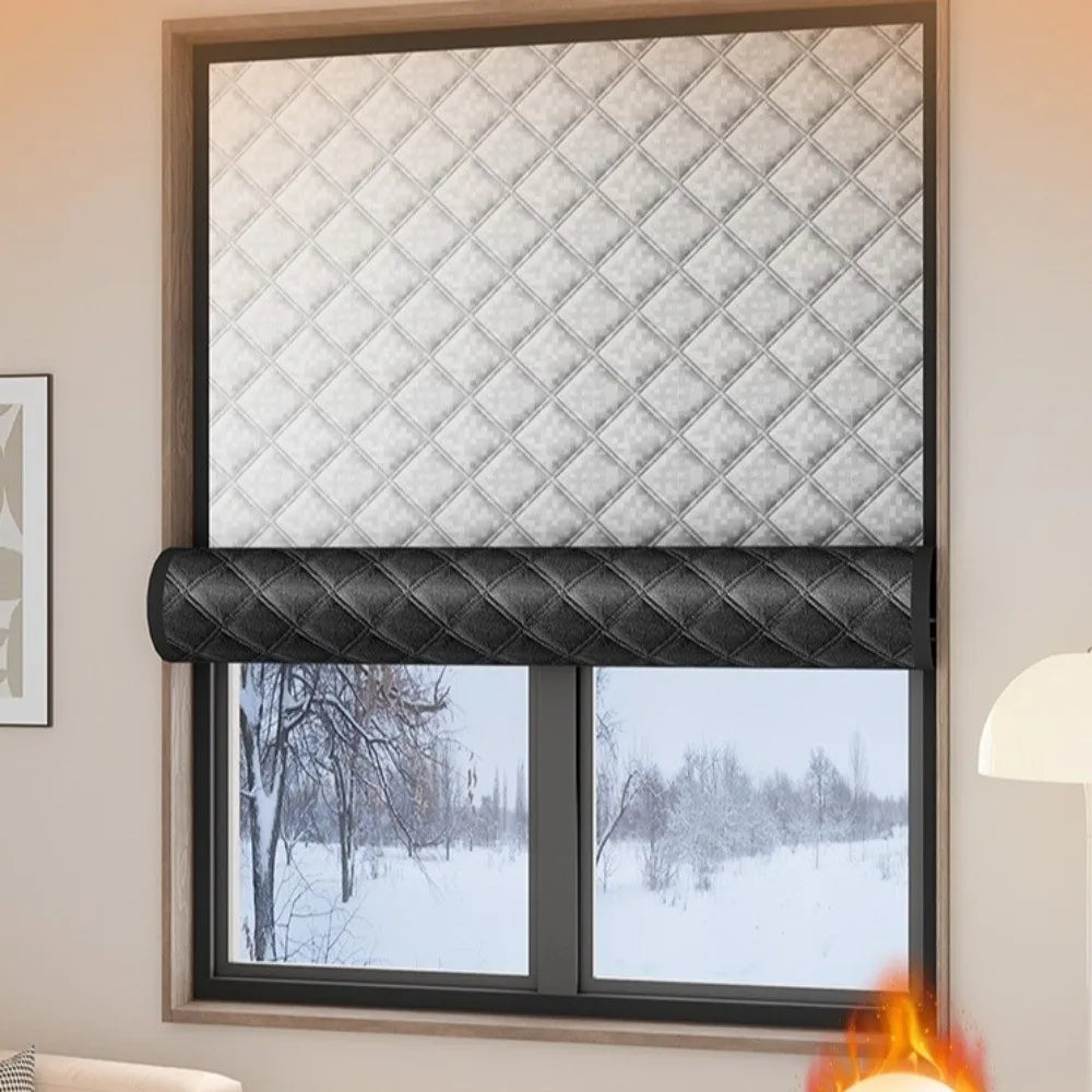 Thickened Thermal Blackout Curtain – Insulated Windproof Panel