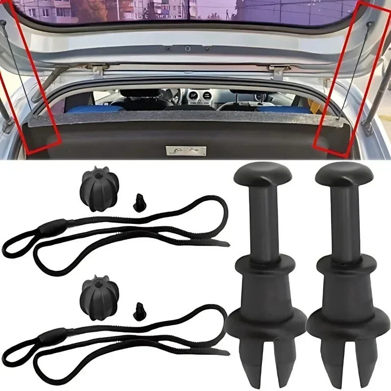 Universal Car Trunk Partition Straps – Organizer Sling Pair