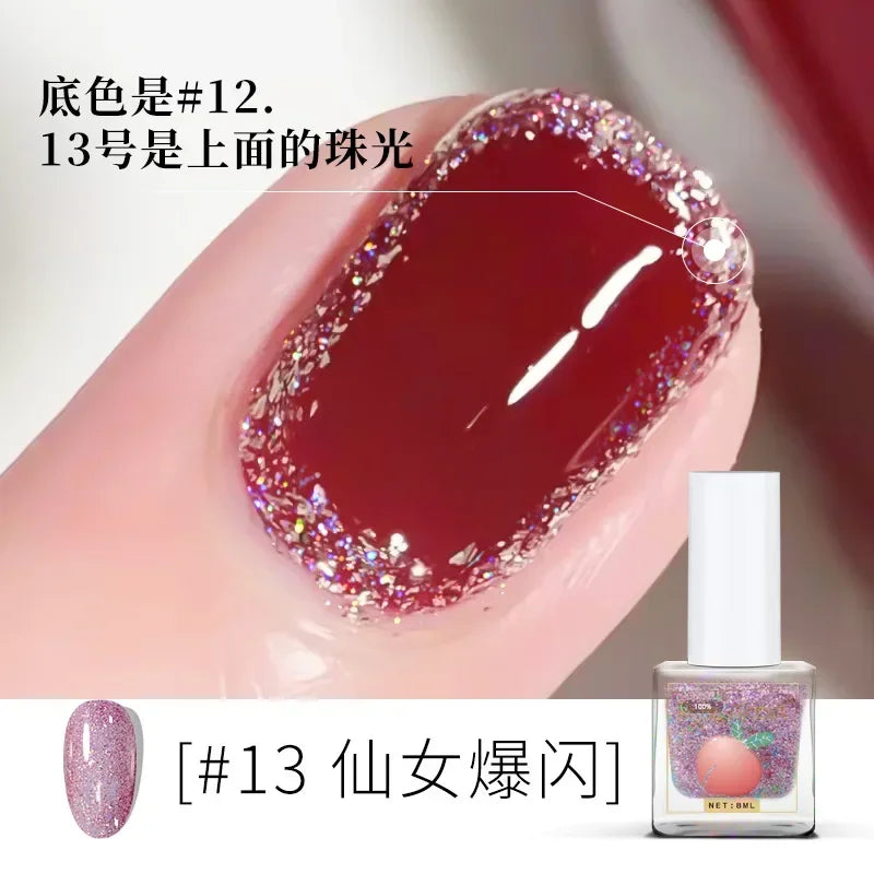 Handaiyan 8ml Water-Based Peel-Off Nail Polish | Quick Dry