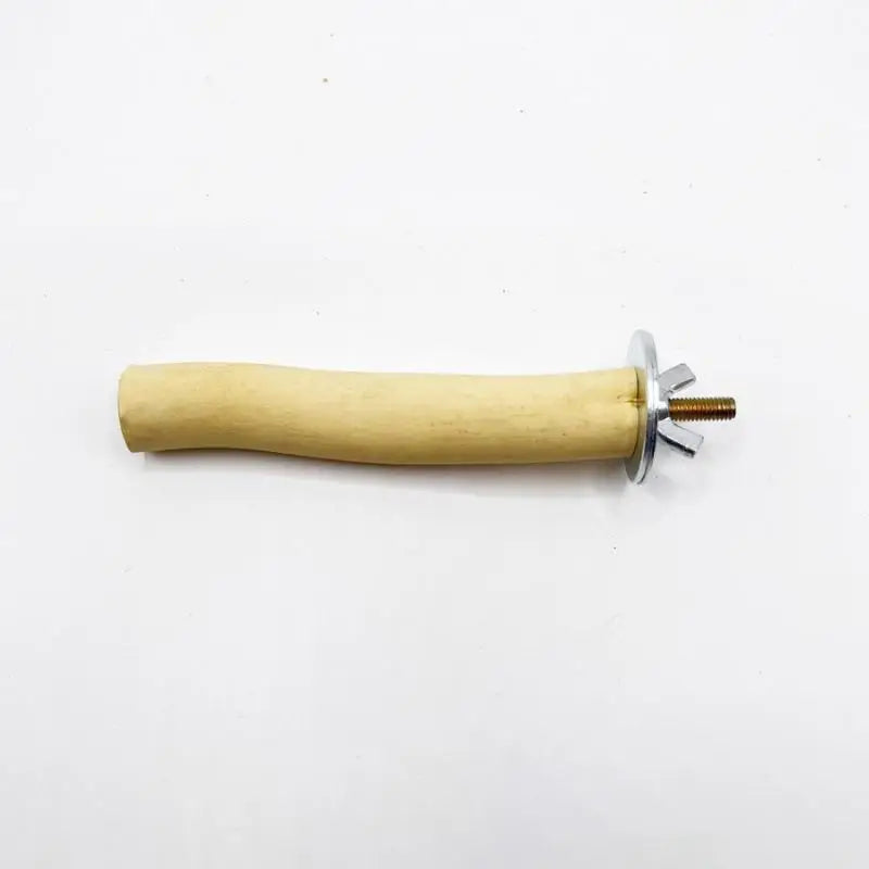 Natural Wood Parrot Perch Branch Stick – Bird Cage Stand & Paw File