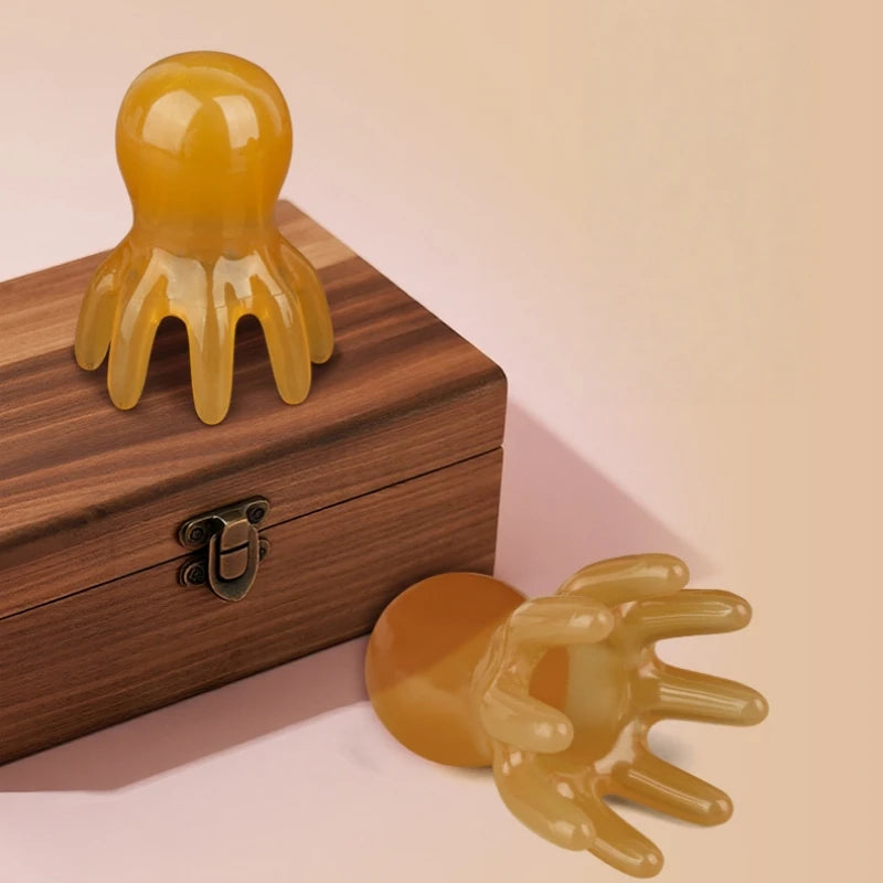 Octopus Head Massager Comb – Portable Scalp Massage Tool