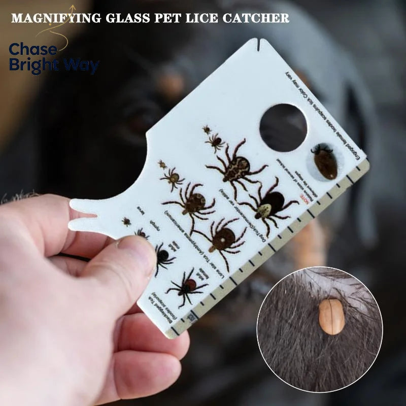 Tick Removal Card with Magnifying Glass – Pocket Pet & Travel