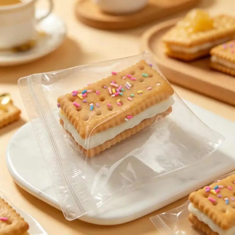 Ice Cream Sandwich Squishy Fidget Toy – Soft Squeeze Sensory