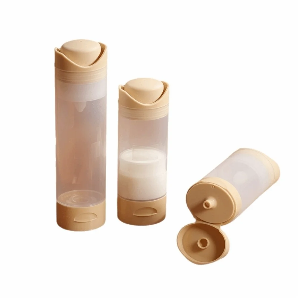 Vacuum Travel Bottles 50/80ml – Leakproof Airless Pump Dispenser