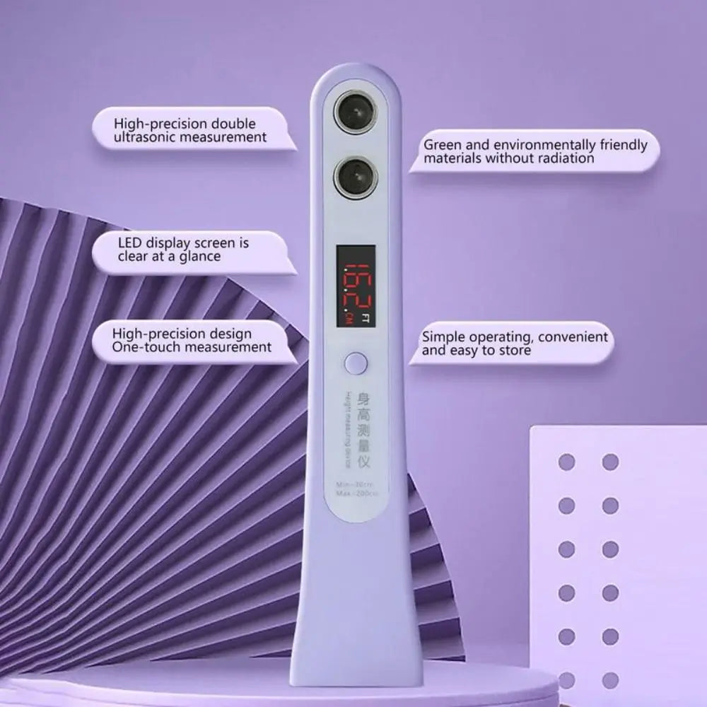 Ultrasonic Height Measurement Meter – Rechargeable Digital Ruler