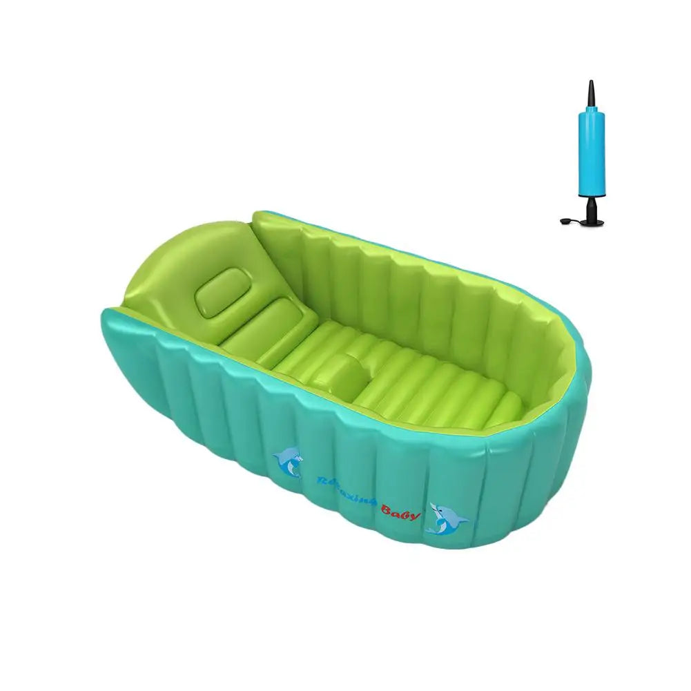 Inflatable Baby Bathtub – Portable Toddler Bath Tub Ages 0–5