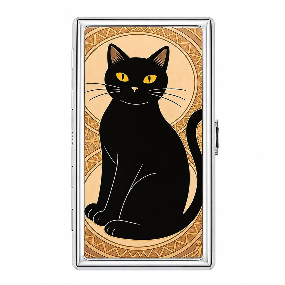 Vintage Metal Business Card Holder – Slim Multi-Function Case