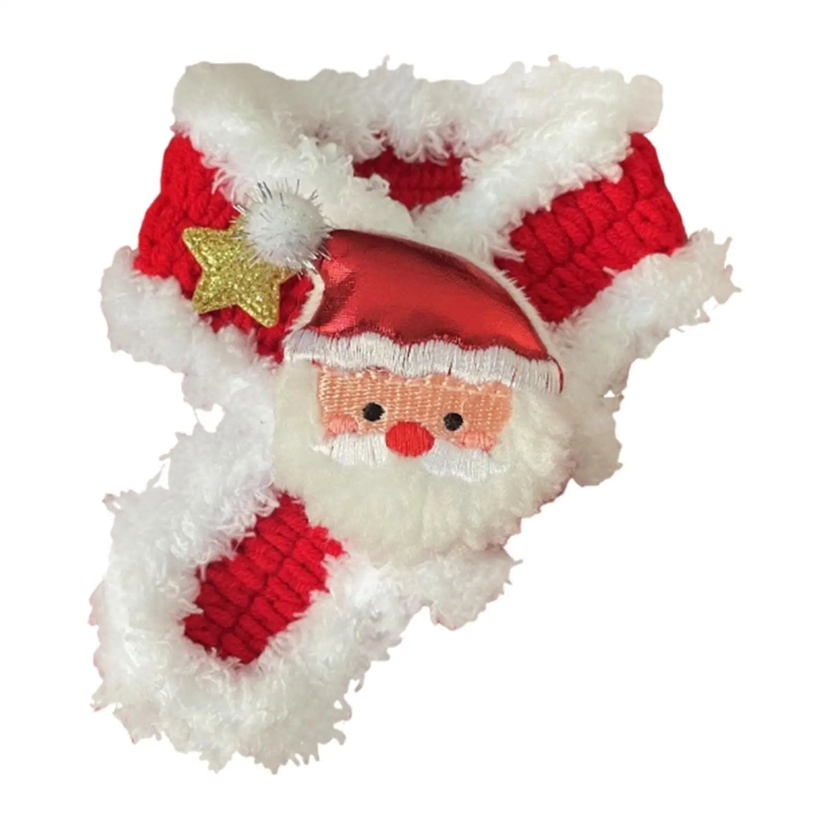 Dog Christmas Knitted Scarf – Cute Pet Neck Warmer Bandana