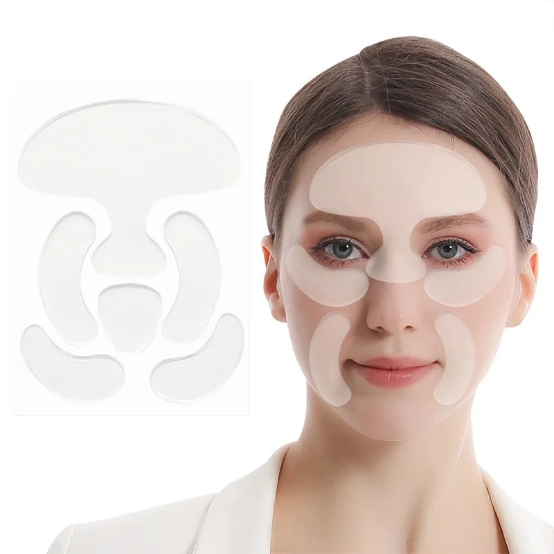 Silicone Anti-Wrinkle Face Patches – Reusable Forehead & Eye Pads