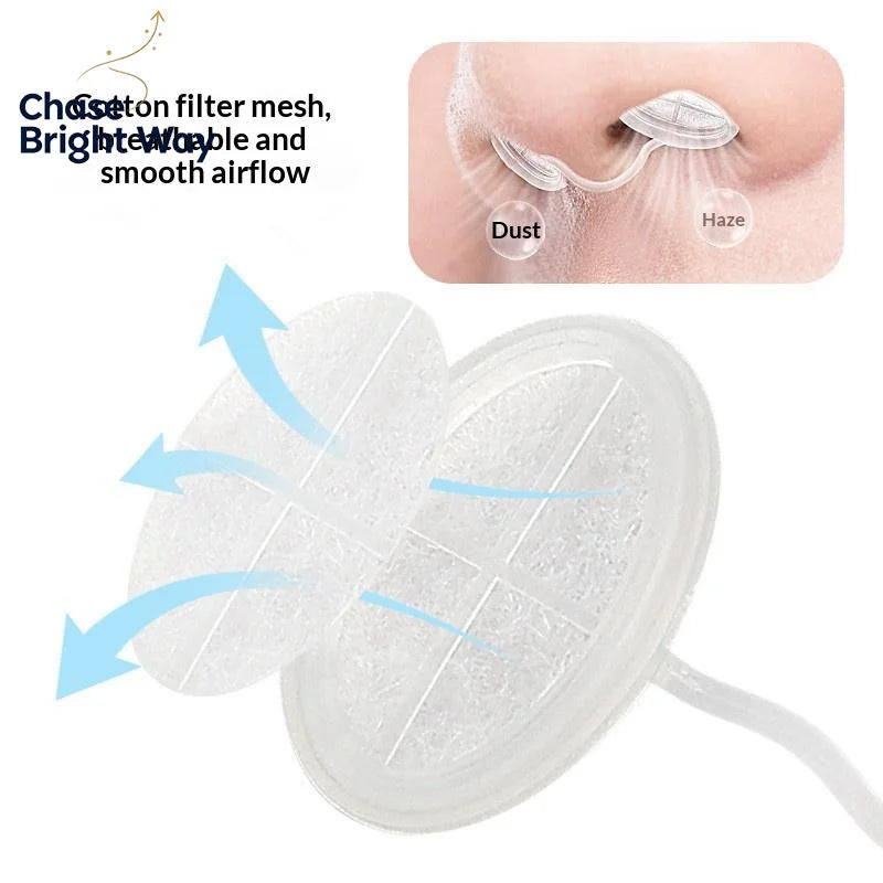 Disposable Invisible Nasal Filters – 4 Pcs, 4 Sizes | Dust & Pollen