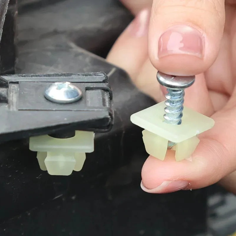 Universal License Plate Mounting Kit – Screws & Retainer Clips
