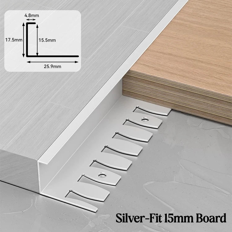 C-Shape Aluminum Stair Nosing Edge Banding Strip | Bendable