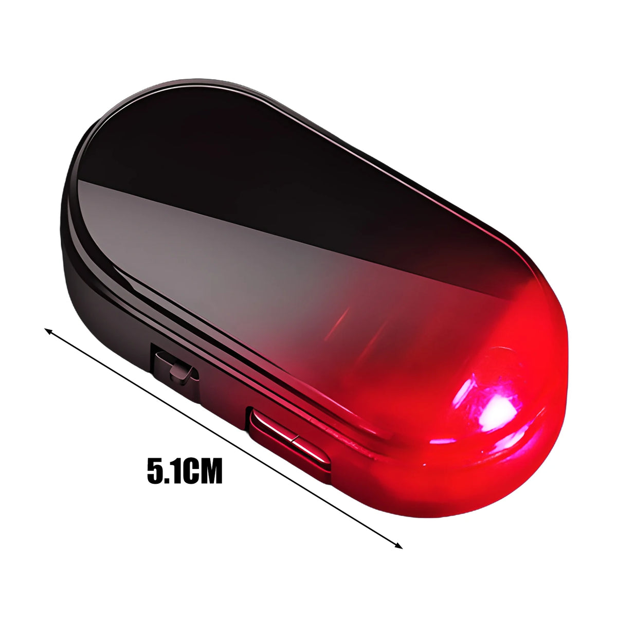 Solar Powered Car Security LED Strobe Warning Light – No Wiring