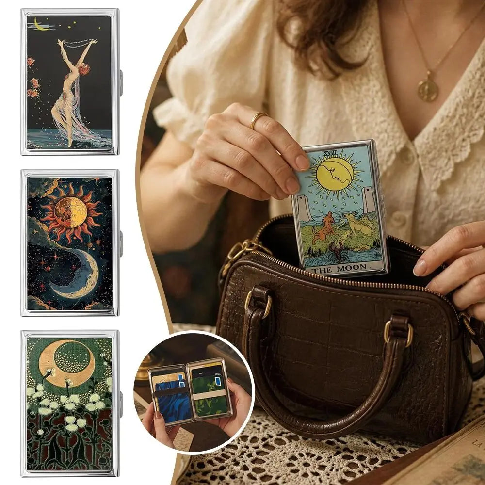 Vintage Metal Card Case – Business Card & ID Holder