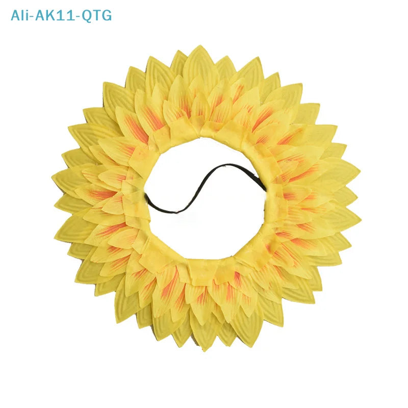 Sunflower Headband Costume Prop – Parties, Festivals & Cosplay
