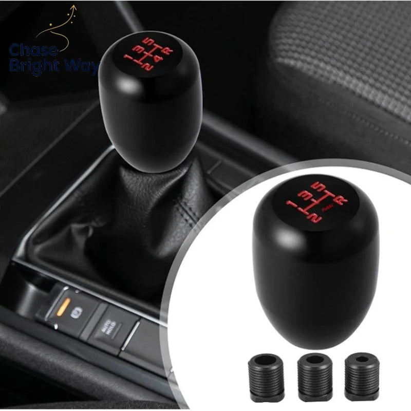 Universal Metal 5-Speed Manual Gear Shift Knob | Easy Install