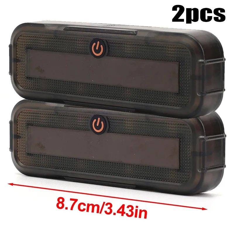 Solar Strobe Warning Light – Waterproof LED Safety Flasher
