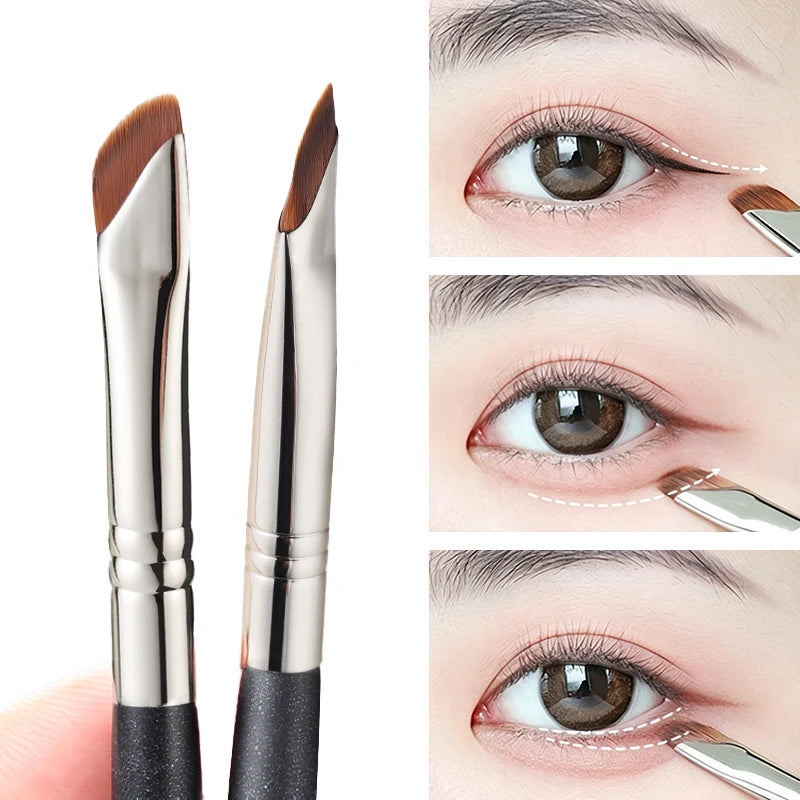 Sickle Blade Eyeliner & Eyebrow Detail Brush – Eye Makeup