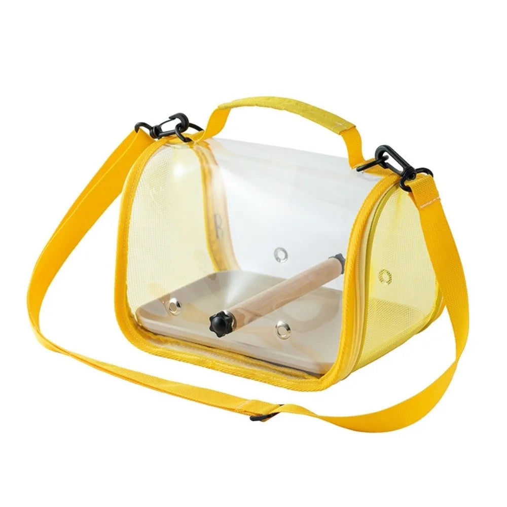 Foldable Breathable Mesh Bird Travel Carrier Cage | Portable