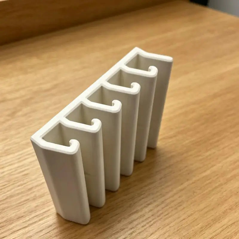 Under Cabinet Food Container Organizer – 4-Slot No-Drill Rack