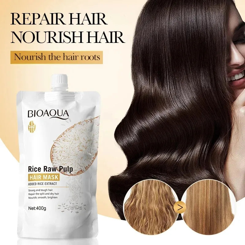 Rice Puree Hair Mask – Nourish, Repair & Smooth All Hair Types