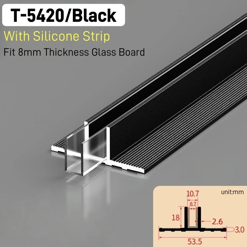 Recessed Bathroom LED Aluminum Profile F/T-Shape Shower Channel