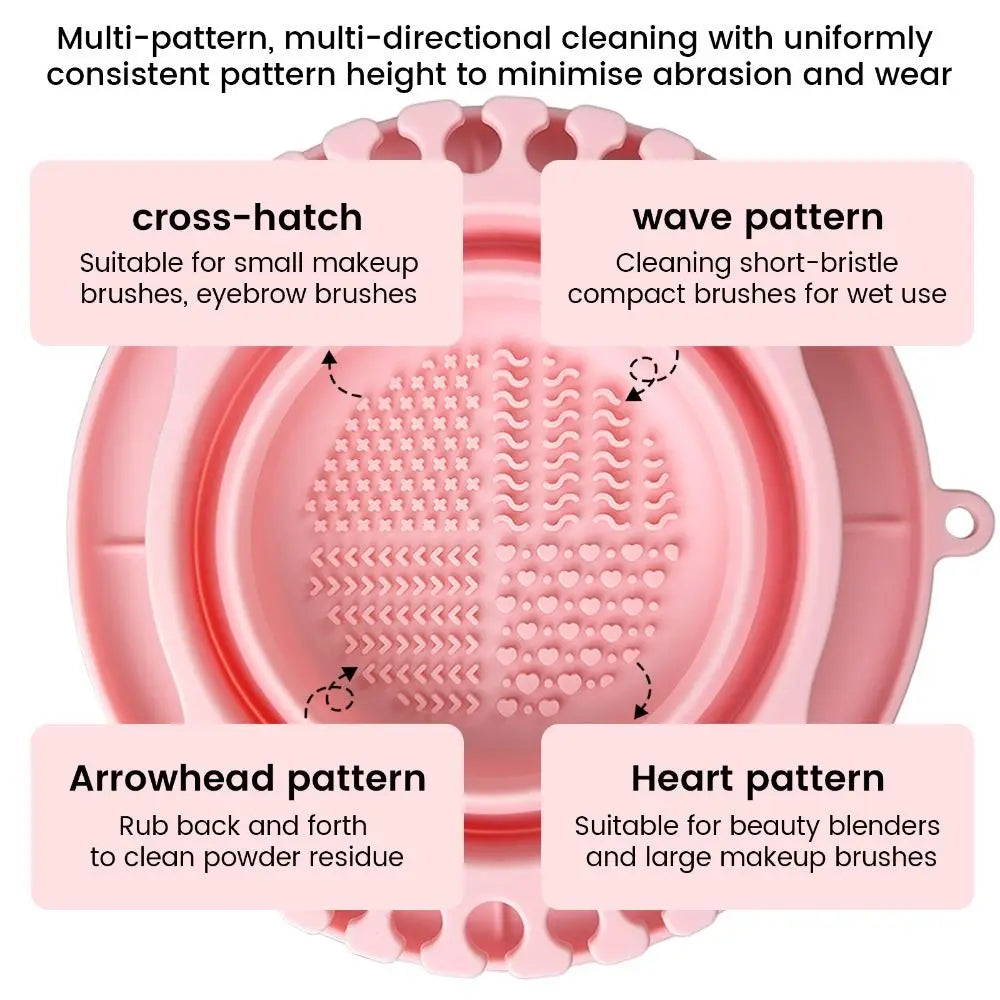 Silicone Makeup Brush Cleaning Bowl – Egg Shape Organizer