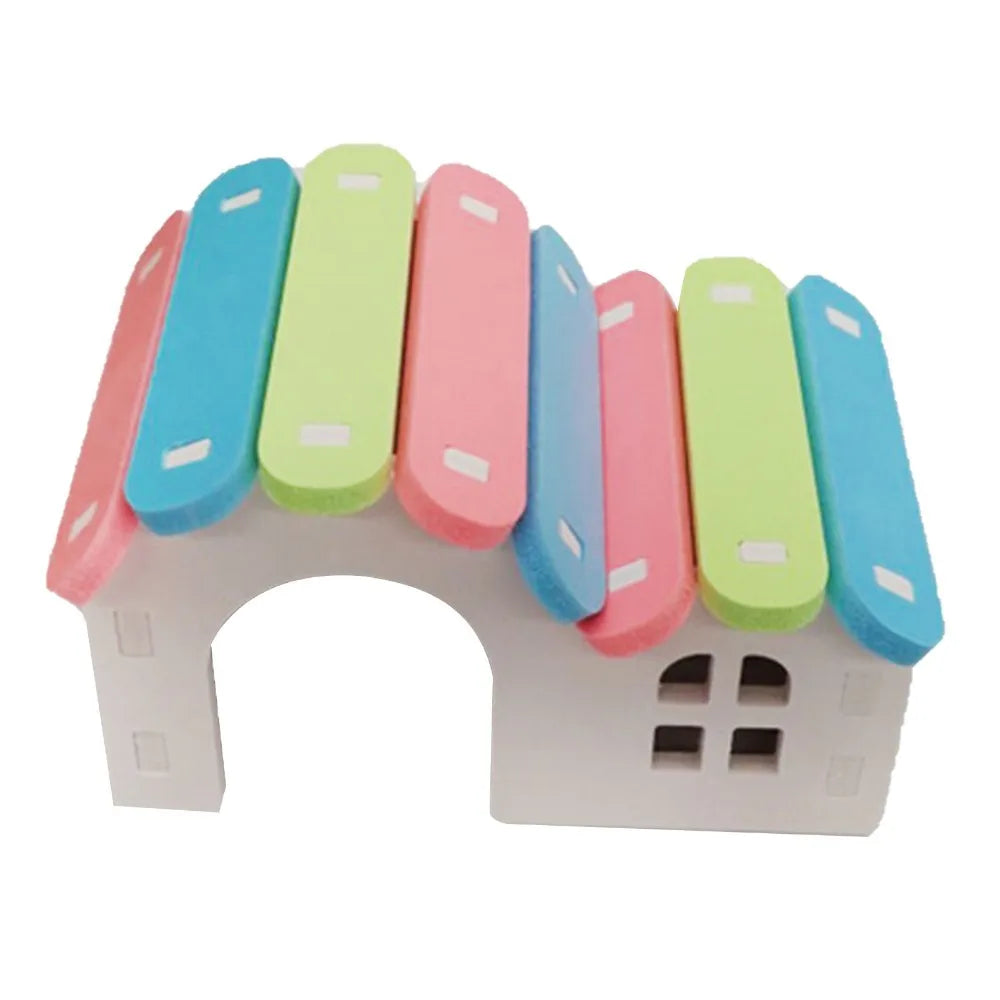 PVC Hamster House Hideout – Durable Small Animal Shelter