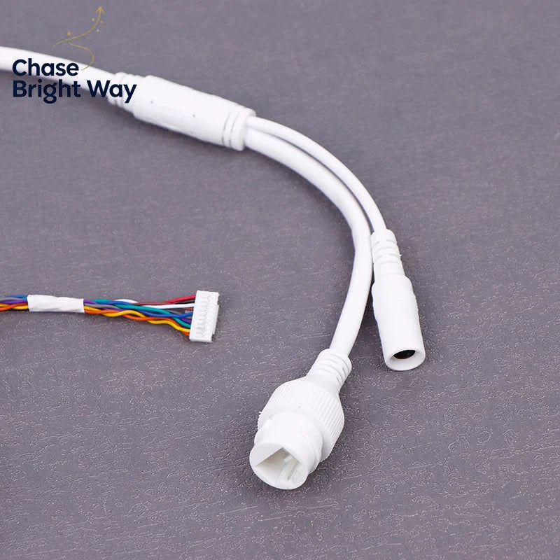 IP Camera PoE Tail Cable – 10-Pin RJ45 LAN Network Cable