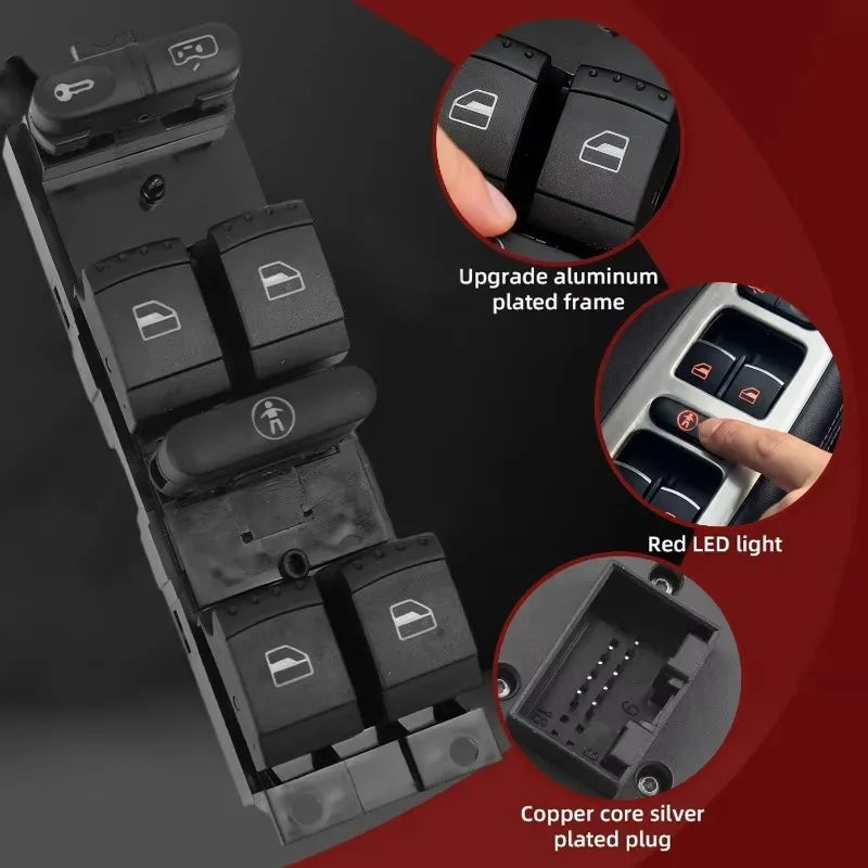 VW Power Window Switch – Bora Golf Passat Jetta Replacement