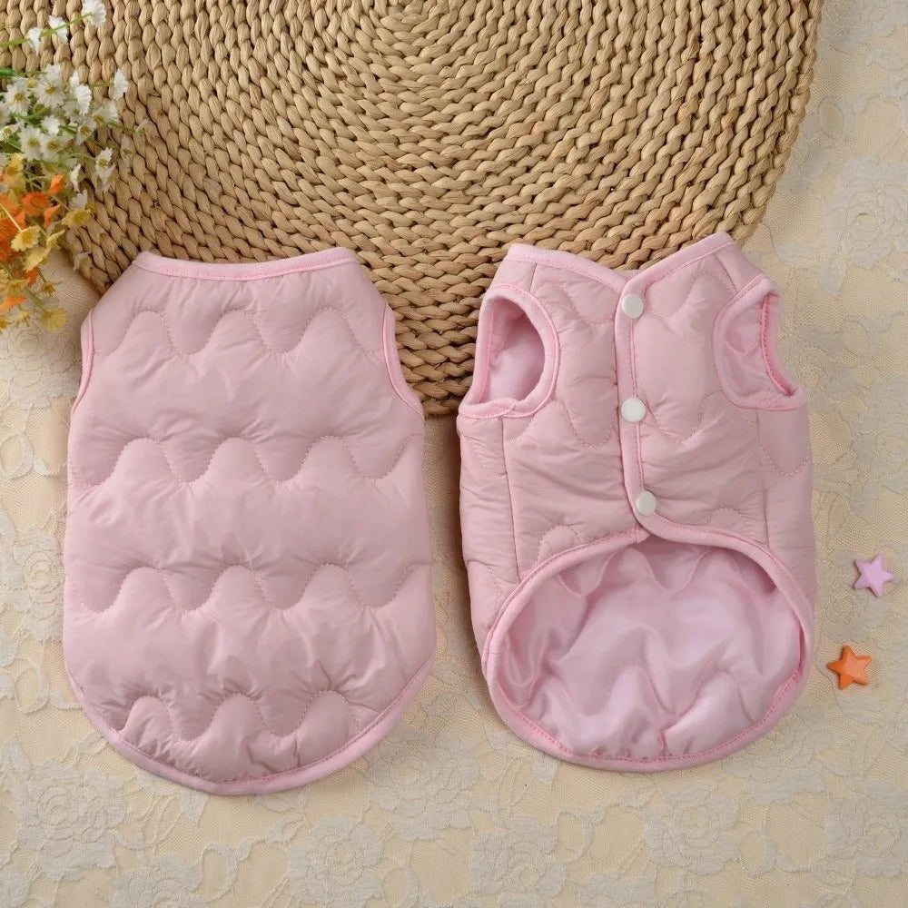 Quilted Pet Vest – Lightweight Padded Coat for Dogs & Cats