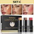 3-Piece Cream Contour Kit – Contour, Highlight & Blush Sticks