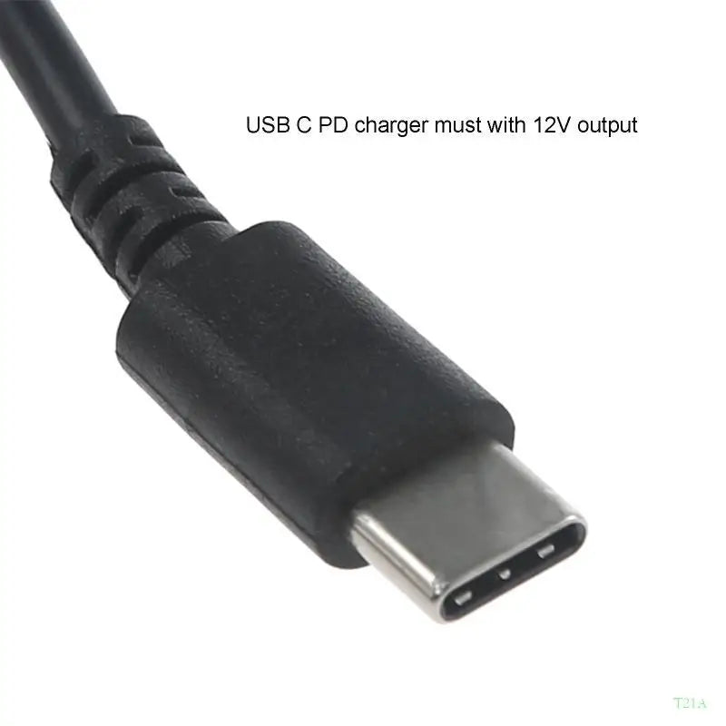 USB-C PD 12V Trigger Cable – Multi Barrel Tip Power Adapter