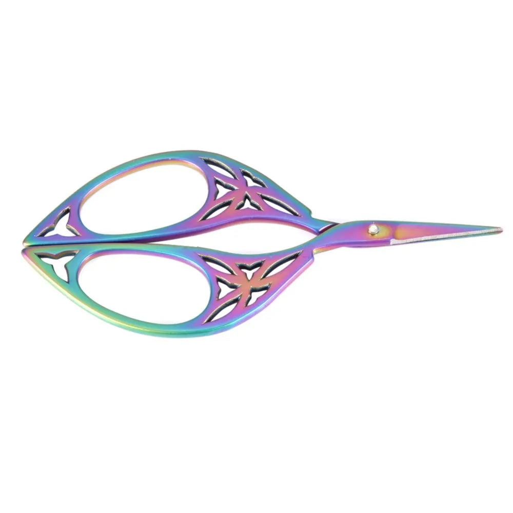 Vintage Leaf Scissors – Stainless Steel Sewing & Needlework