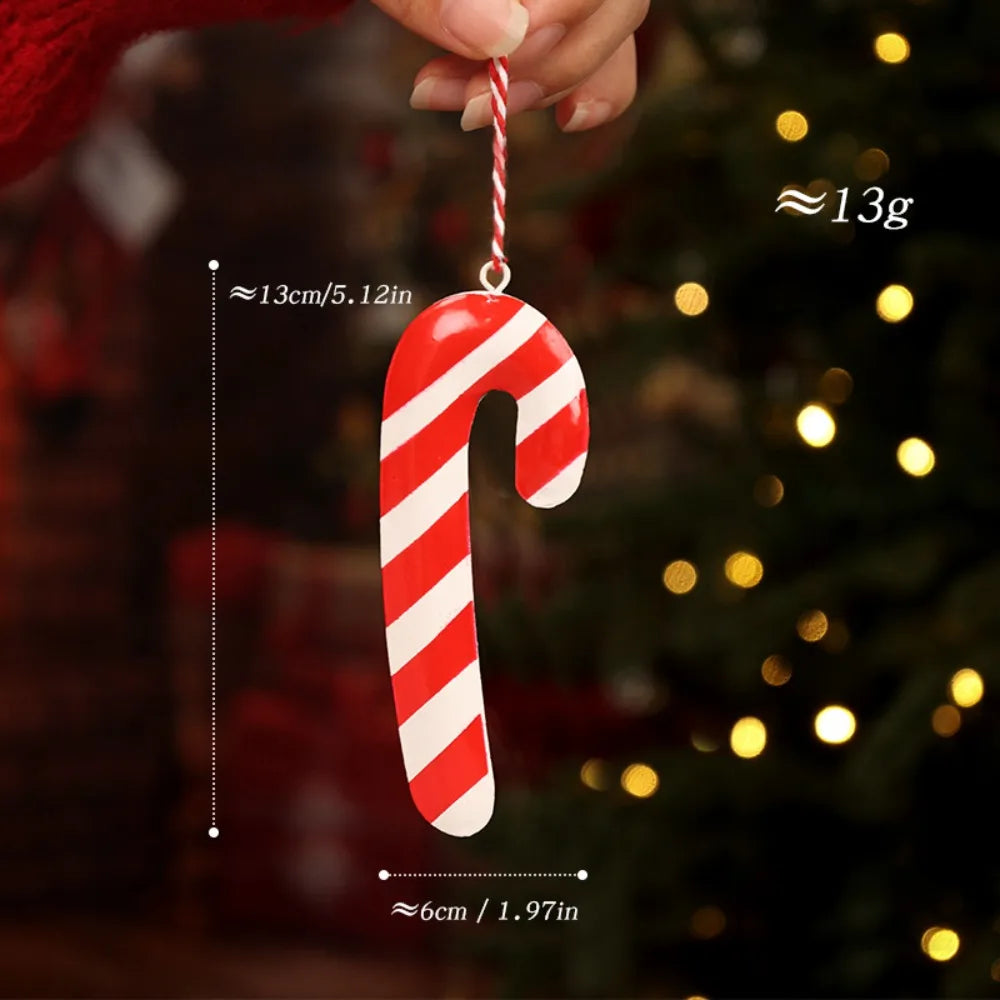 Nordic Iron Christmas Hanging Ornament | Santa & Xmas Tree Pendant