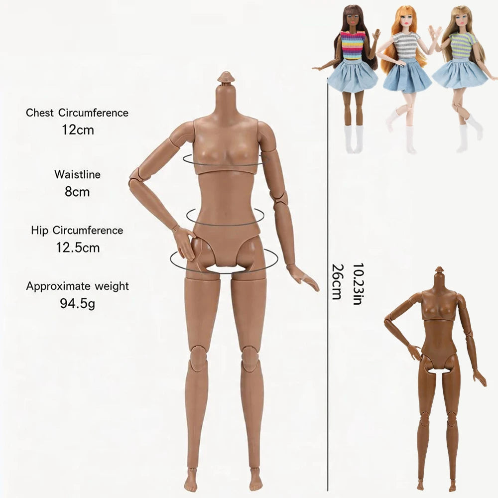 1/6 Scale 22-Joint Female BJD Doll Body – Articulated Figure