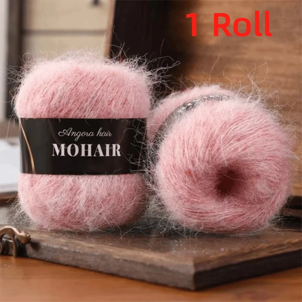 Alpaca Mohair Knitting Yarn – Fluffy Soft Yarn for Sweaters & Shawls