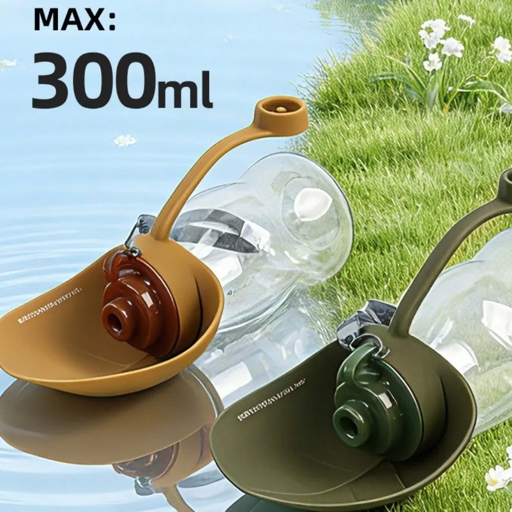 SAMMY 2-in-1 Foldable Dog Water Bottle 300ml – Travel Pet Cup