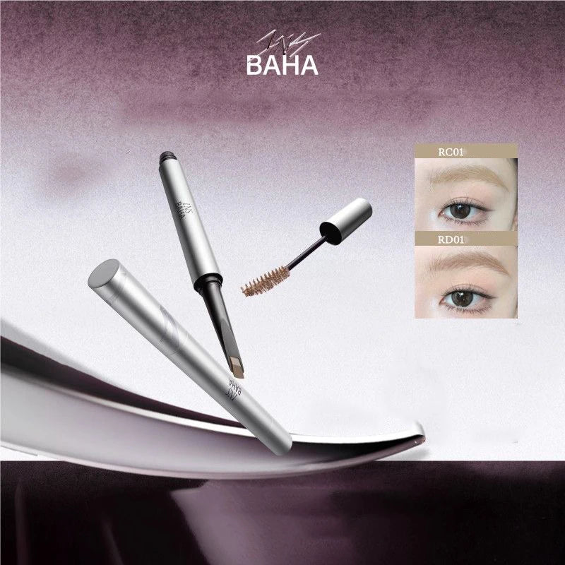 Waterproof Eyebrow Pencil Tinted Brow Gel – 16H Smudge-Proof