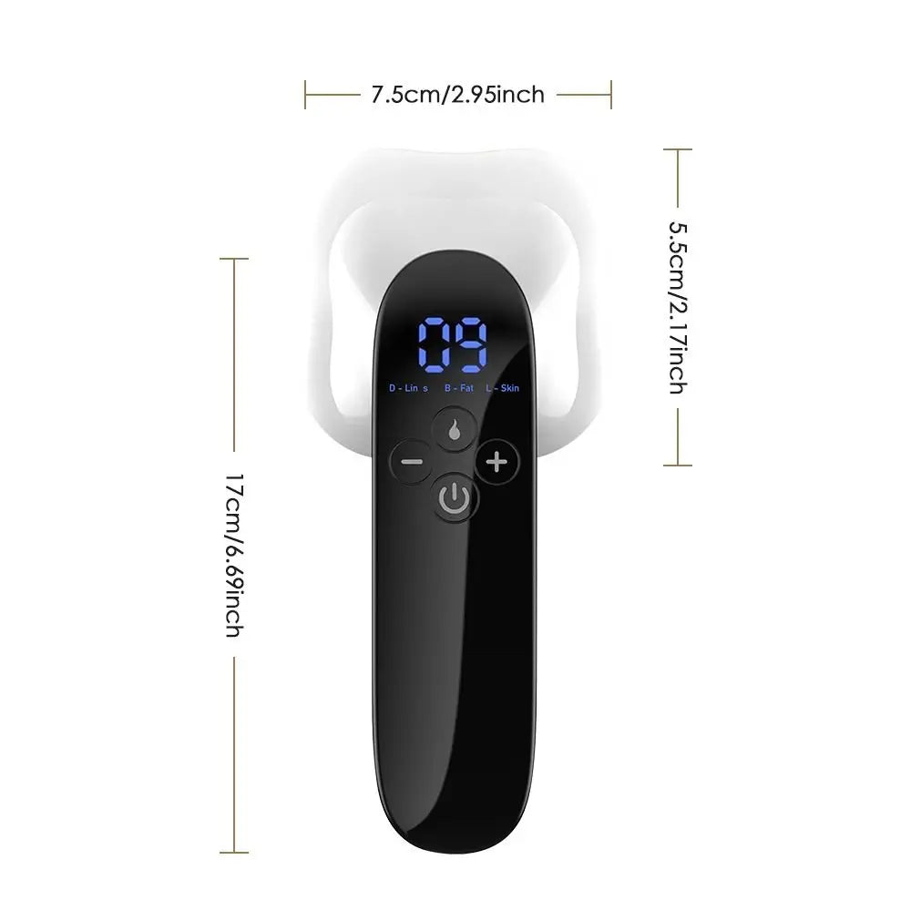 RF Microcurrent Body Massager – 4 Heads, 10 Levels, LED