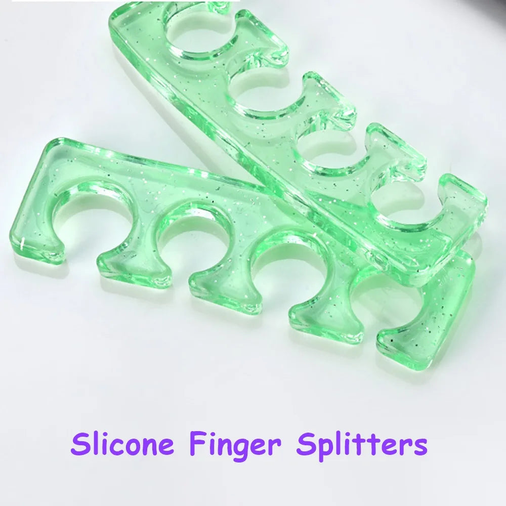 Soft Silicone Toe & Finger Separators – 1 Pair | C-Shape