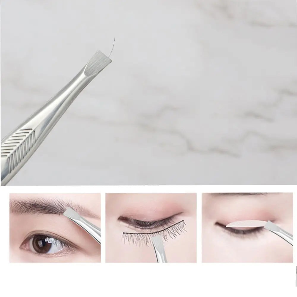 Stainless Steel Eyebrow Tweezers – Multipurpose Grooming Tool