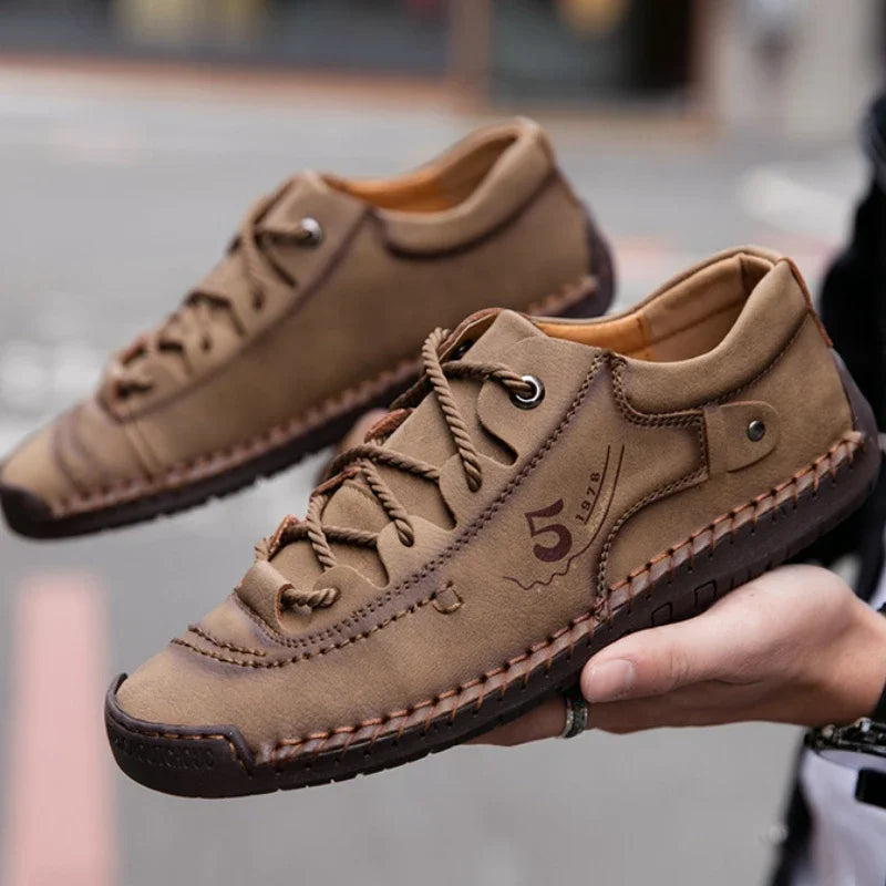 Men's Handmade Leather Loafers | Soft Sole Casual Shoes