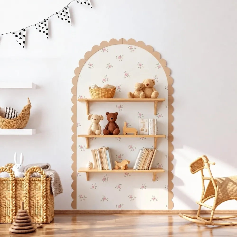 DIY Arch Door Wood Wall Trim Kit – 3D Molding Decor