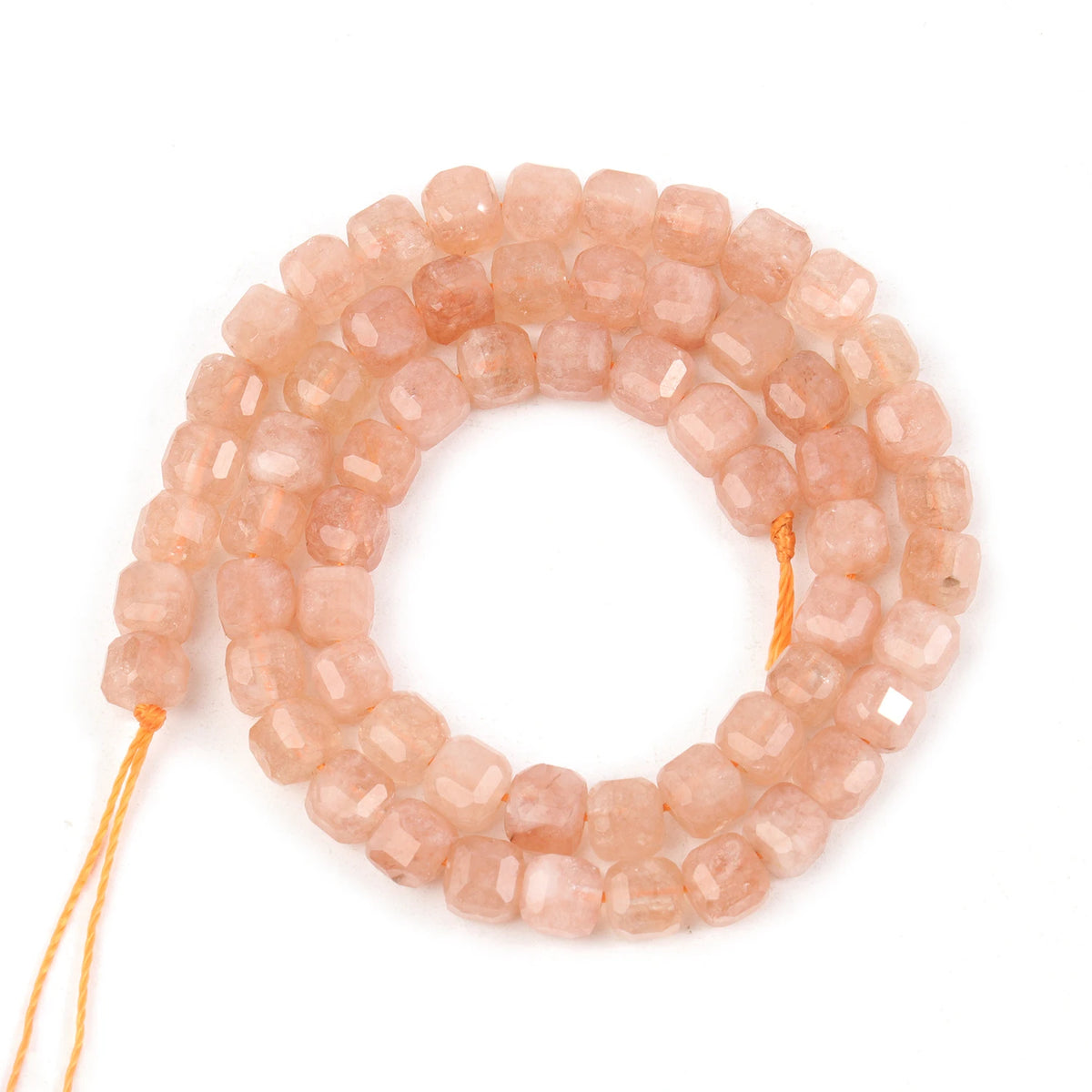 Tiger Eye Faceted Cube Beads 5mm – Natural Stone Spacer Strand