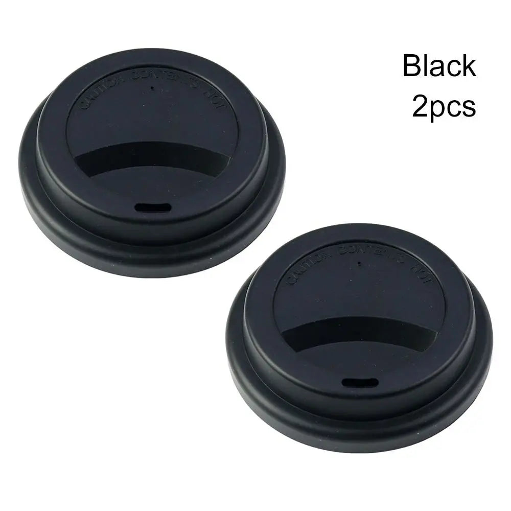 Silicone Cup Lids 2-Pack – 9.5cm Universal Mug Covers