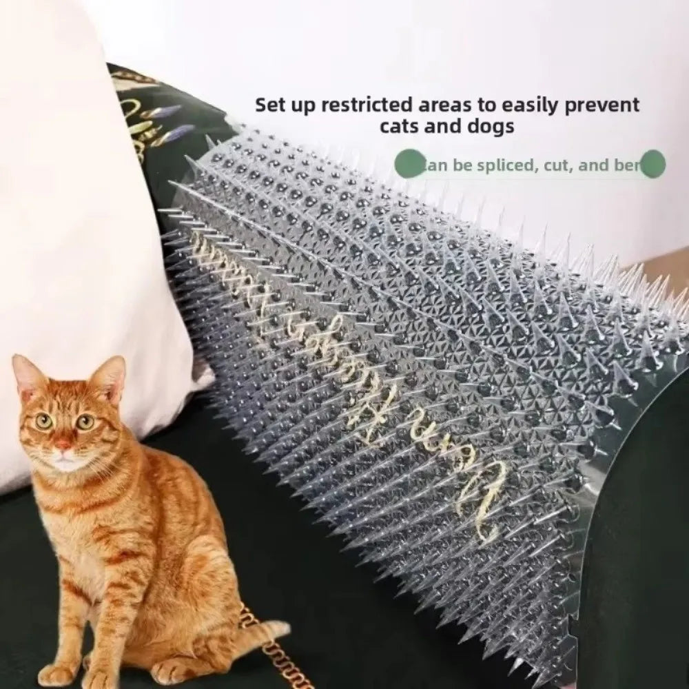 Cat Scat Mat with Spikes – Humane Pet Deterrent for Garden