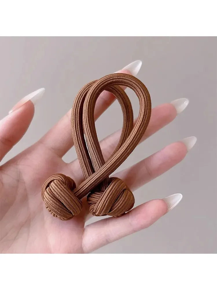 Women's Knotted Elastic Hair Bands & Scrunchies – High Ponytail