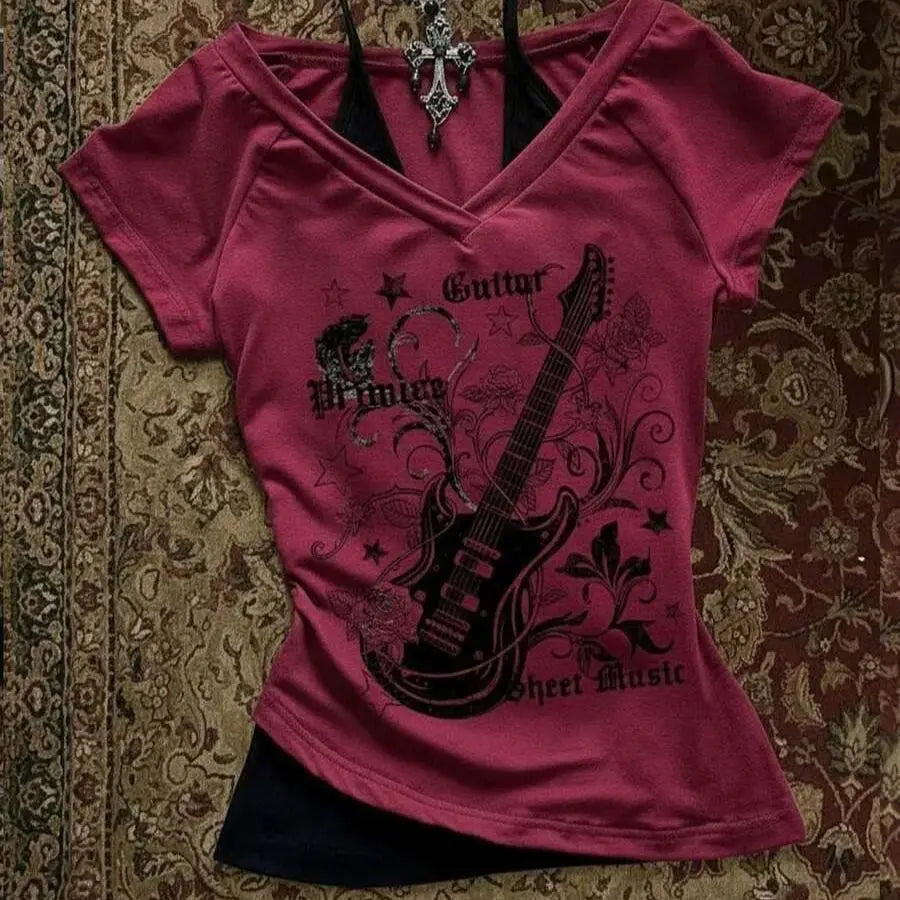 Y2K Anime Crop Vest – Women's Harajuku Sleeveless Print Top